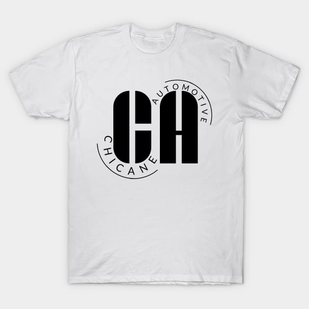 Chicane Automotive Old-School CA Logo T-Shirt by Chicane Automotive Apparel